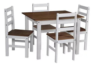Juego De Comedor Mesa + 4 Sillas - Tienda Universo
